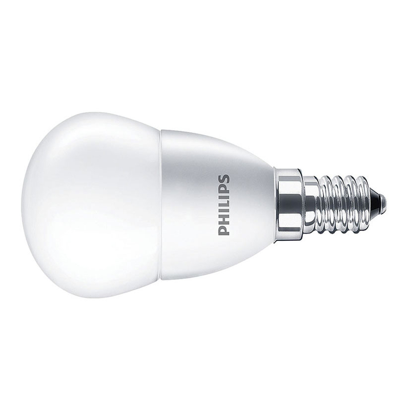 Bombilla LED mini globo PHILIPS E14 luz cálida 5,5w