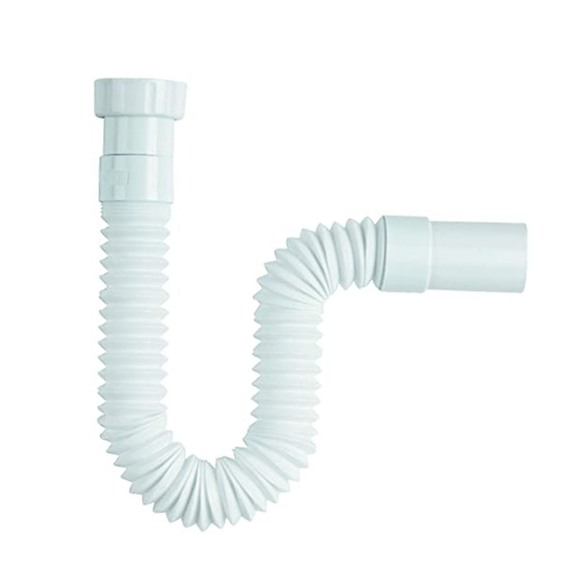 Sifón flexible extensible HABITEX universal blanco ø32-40MM