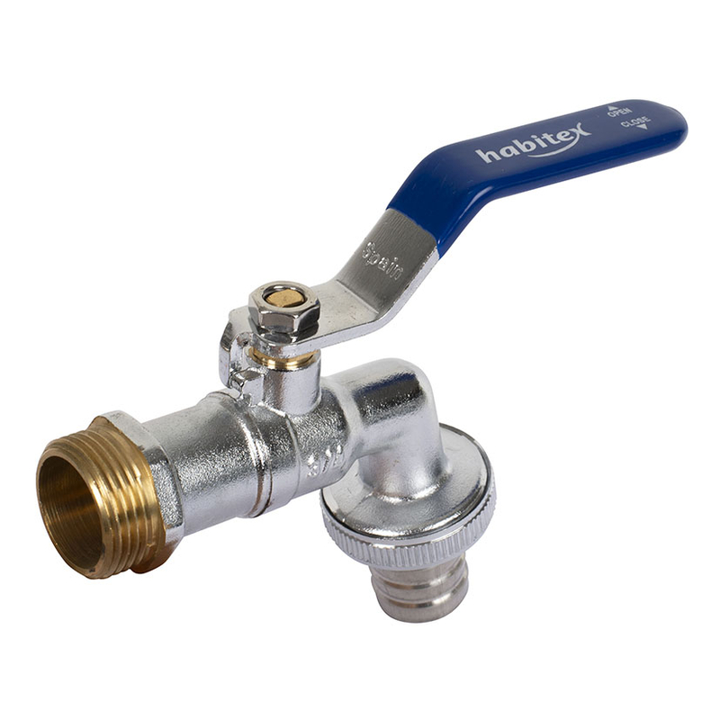Grifo curvo esfera HABITEX 1/2x3/4