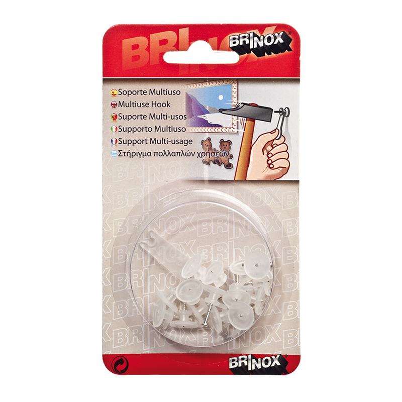 Soporte multiusos BRINOX con clavos