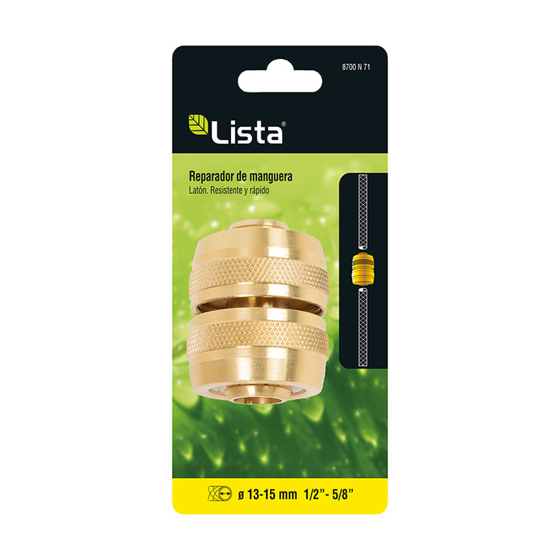 Reparador LISTA manguera Serie latón