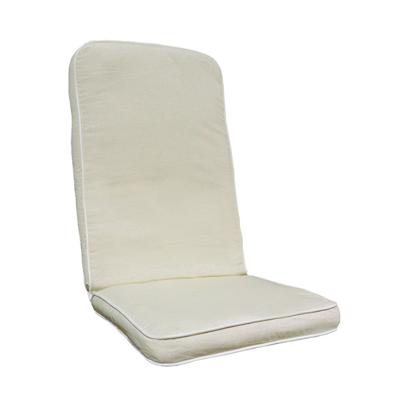 Cojín sillón bajo serie color crudo