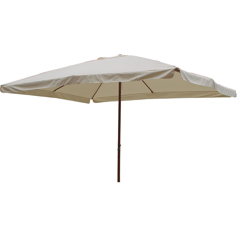 Parasol de aluminio/acero con toldo de 3x4 metros