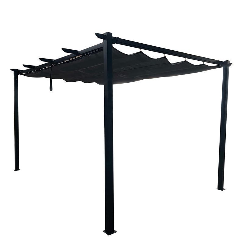Carpa corredera para jardín 4x3xh.2,40 m