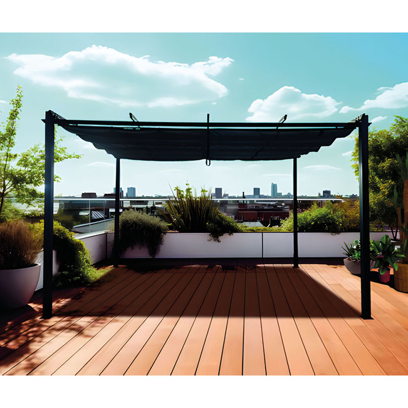 Carpa corredera para jardín 4x3xh.2,40 m