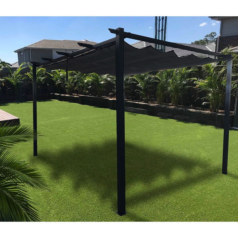 Carpa corredera para jardín 4x3xh.2,40 m