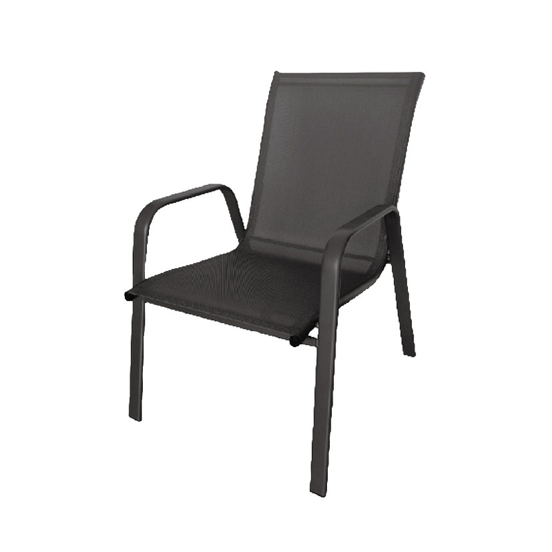 Sillón alto serie Rodas gris antracita