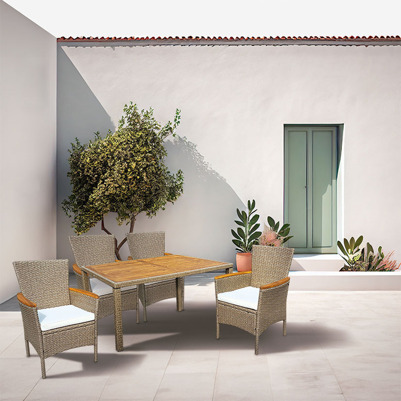 Mesa jardín fija serie Tahití