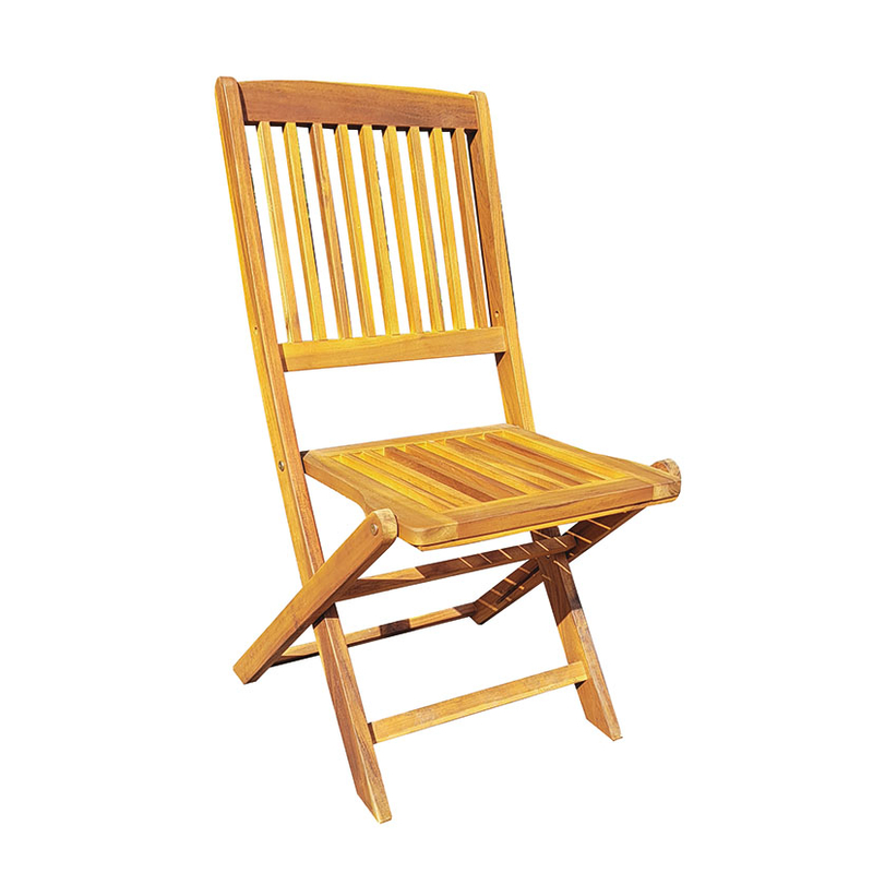 Juego 2 sillas jardín plegable Mediterráneo sin brazos