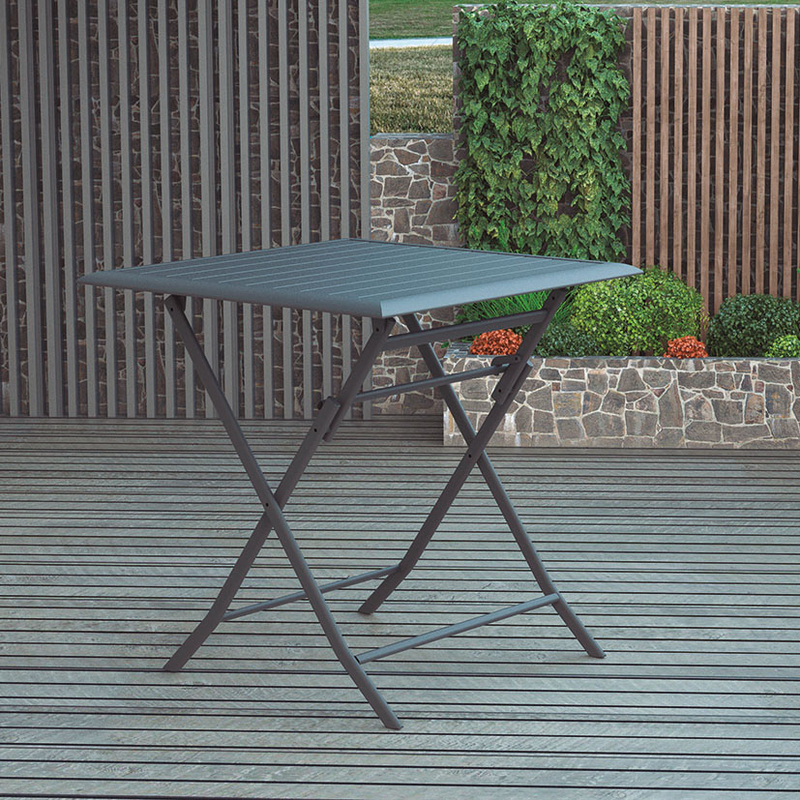Mesa jardín plegable serie Parma