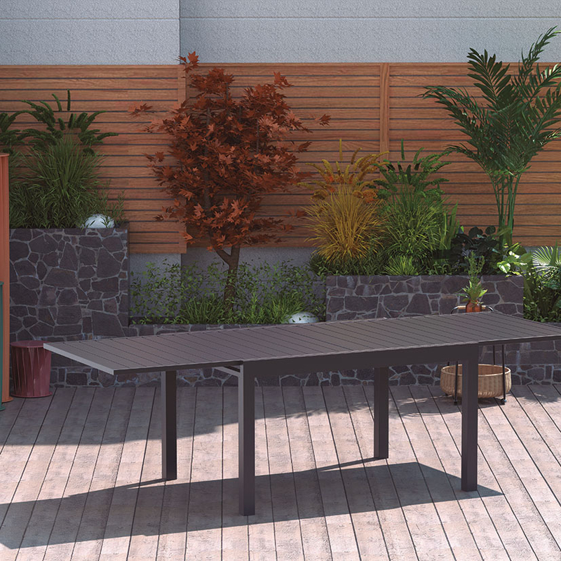 Mesa extensible jardín serie Parma