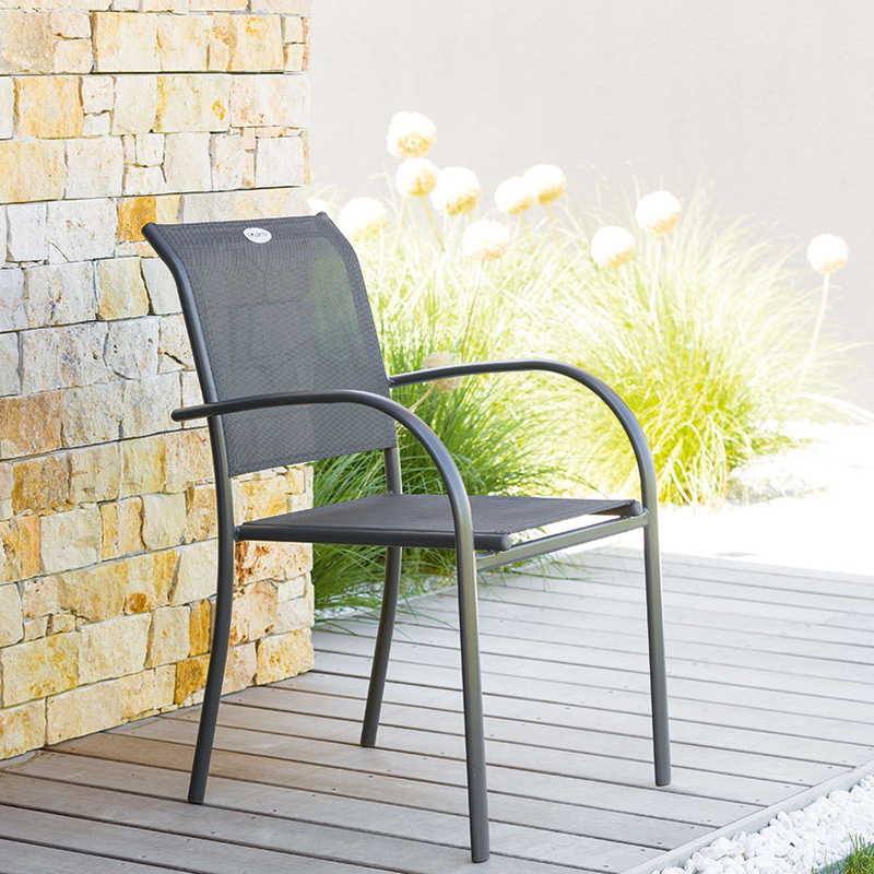 Mesa extensible 90/180 Serie Piazza Grafito