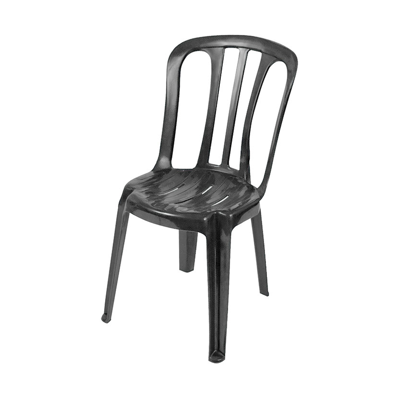 Silla de resina Bistro antracita