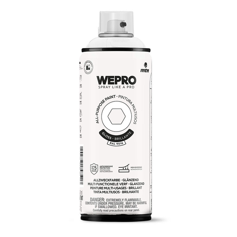 Pintura en spray multiusos MTN WEPRO Blanco Iglú