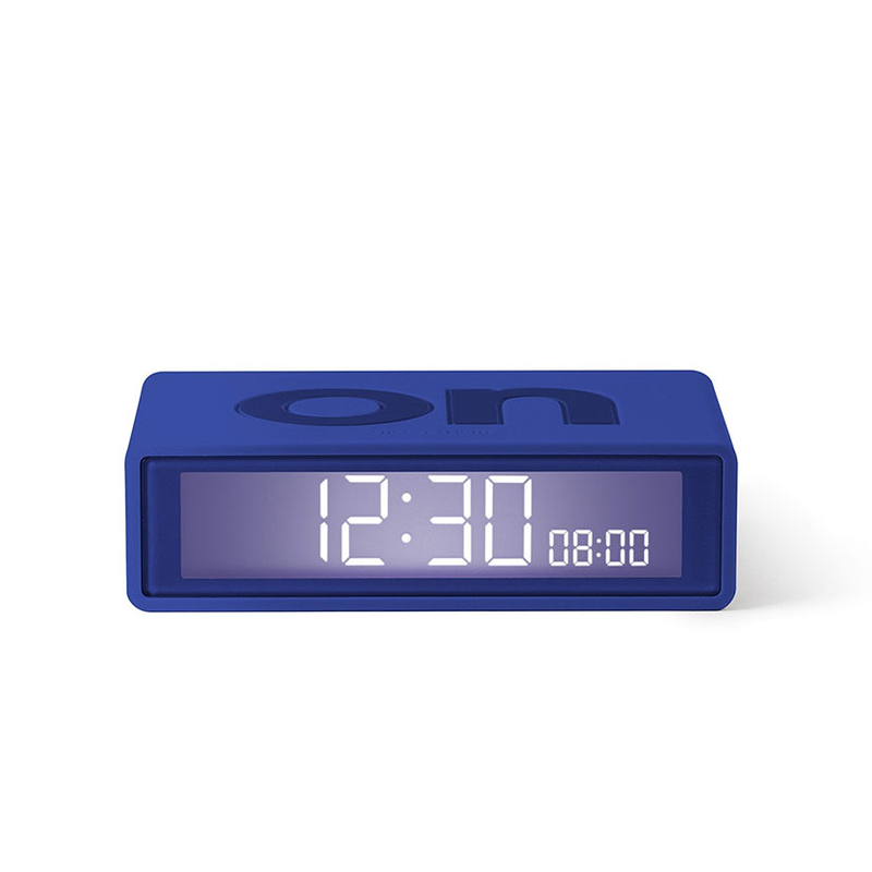Reloj despertador lexon flip top