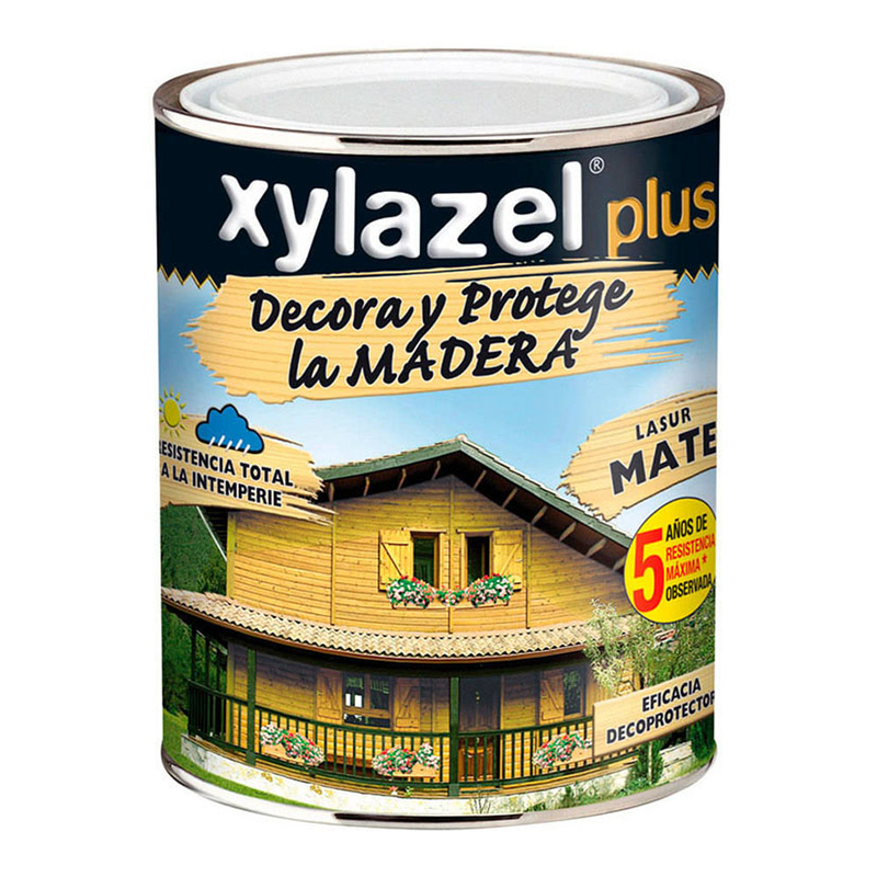 Barníz lasur mate XYLAZEL 750 ml