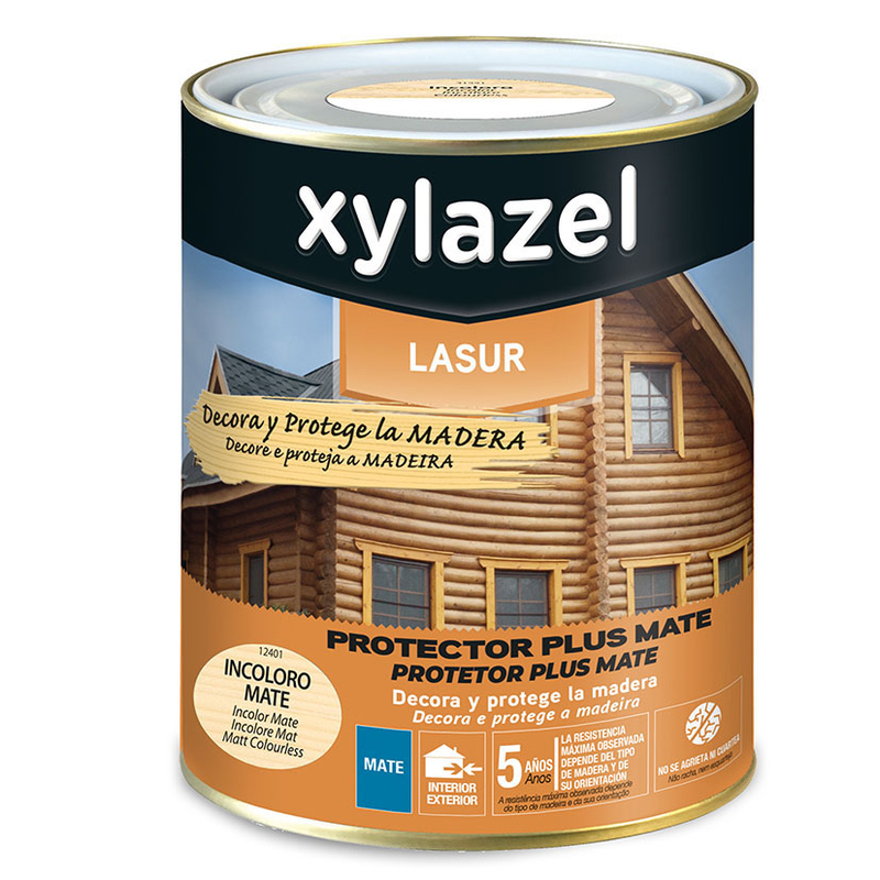 Barníz lasur mate XYLAZEL 750 ml