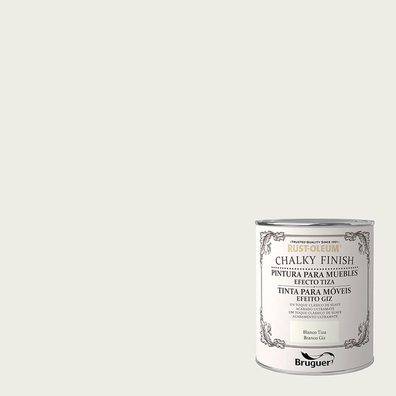 Pintura efecto tiza para muebles BRUGUER Chalky Finish 750ml