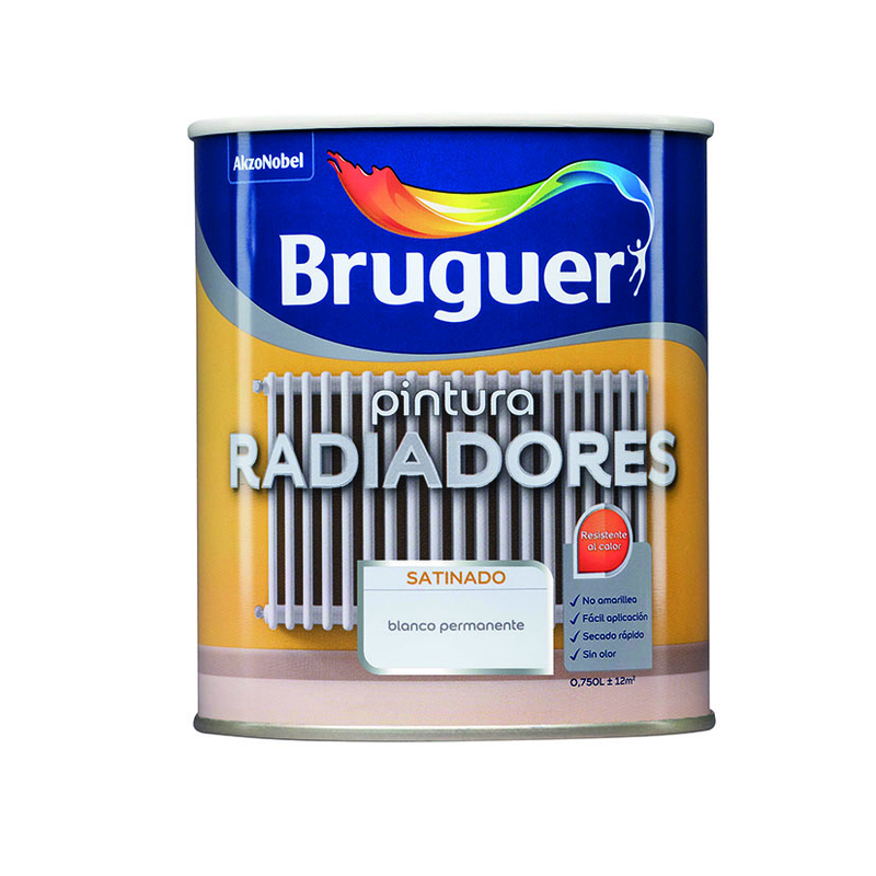 Esmalte radiadores BRUGUER satinado 750 ml