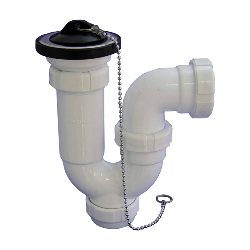 Sifón curvo extensible TECNOAGUA T-30C 1 1/2xø70 mm