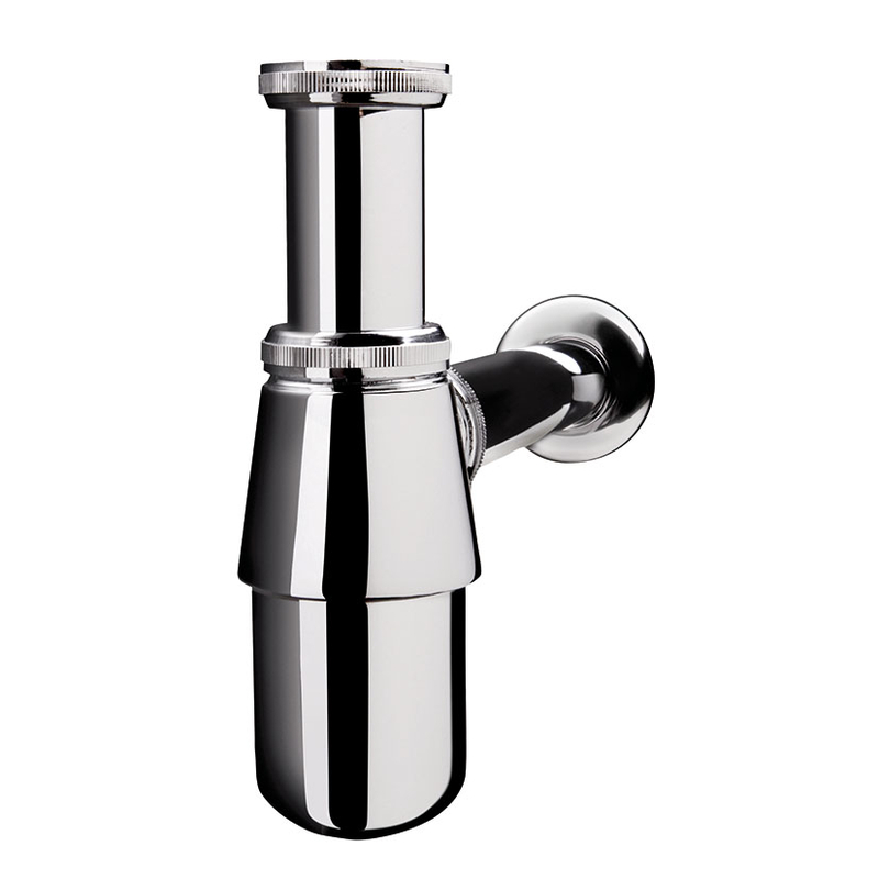 Sifón botella extensible en latón WIRQUIN  ø 32  35-85 mm