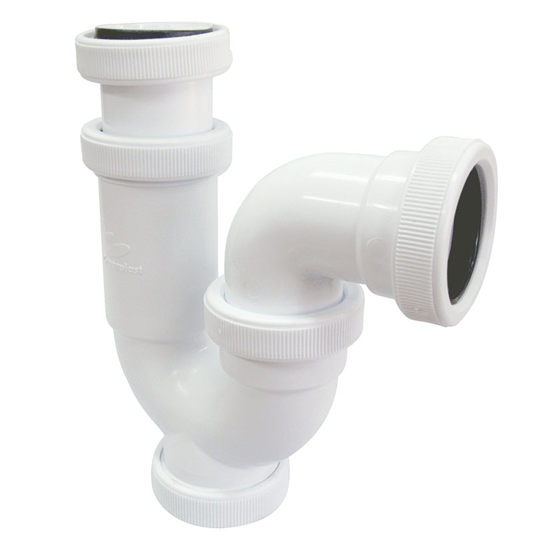 Sifón curvo extensible CREARPLAST C-9 1 1/4x32 mm