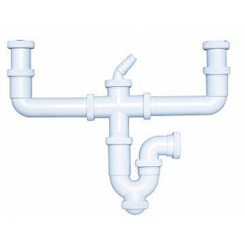 Sifón curvo extensible CREARPLAST C-48
