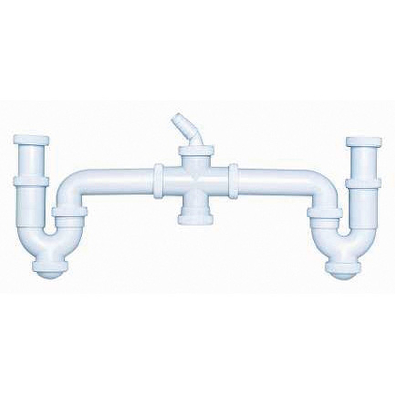 Sifón curvo doble CREARPLAST C-59