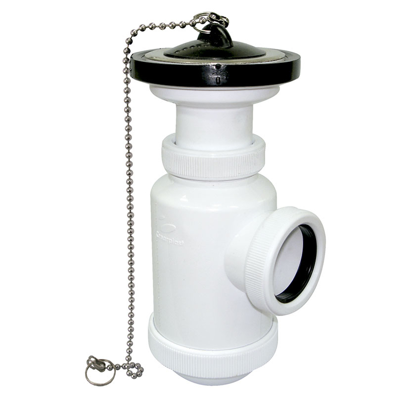 Sifón botella corto CREARPLAST C-24 extensible 155-225mm