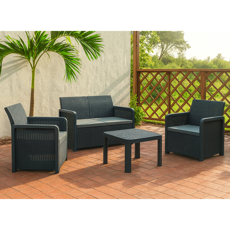 Conjunto para jardín Azores 4 piezas