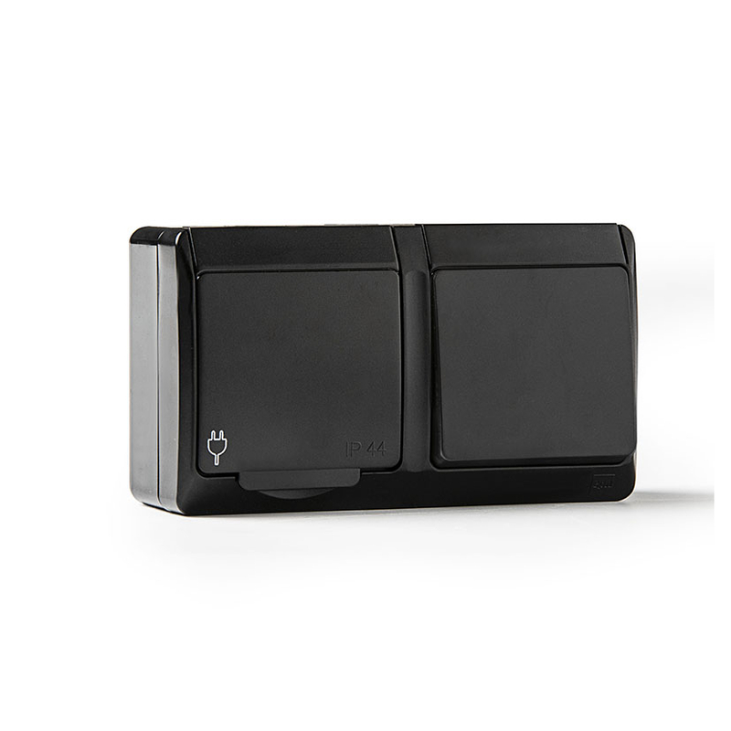 Commutador + base TT estanco FAMATEL Pool 54 negro