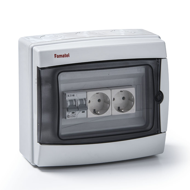 Armario industrial FAMATEL 2 tomas TTL+ magnetotérmico