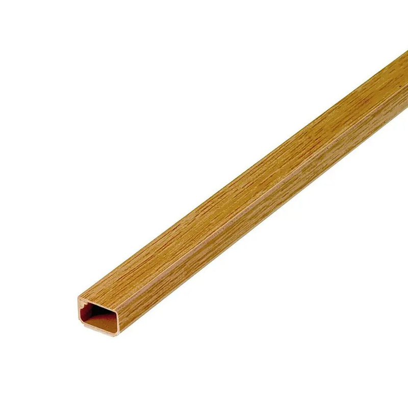 Canaleta plástica DUOLEC madera. 15 unidades
