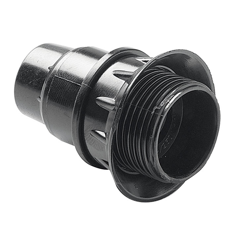 Portalámparas DUOLEC E-14 arandela con rosca blocante negro. Pack 5 unidades