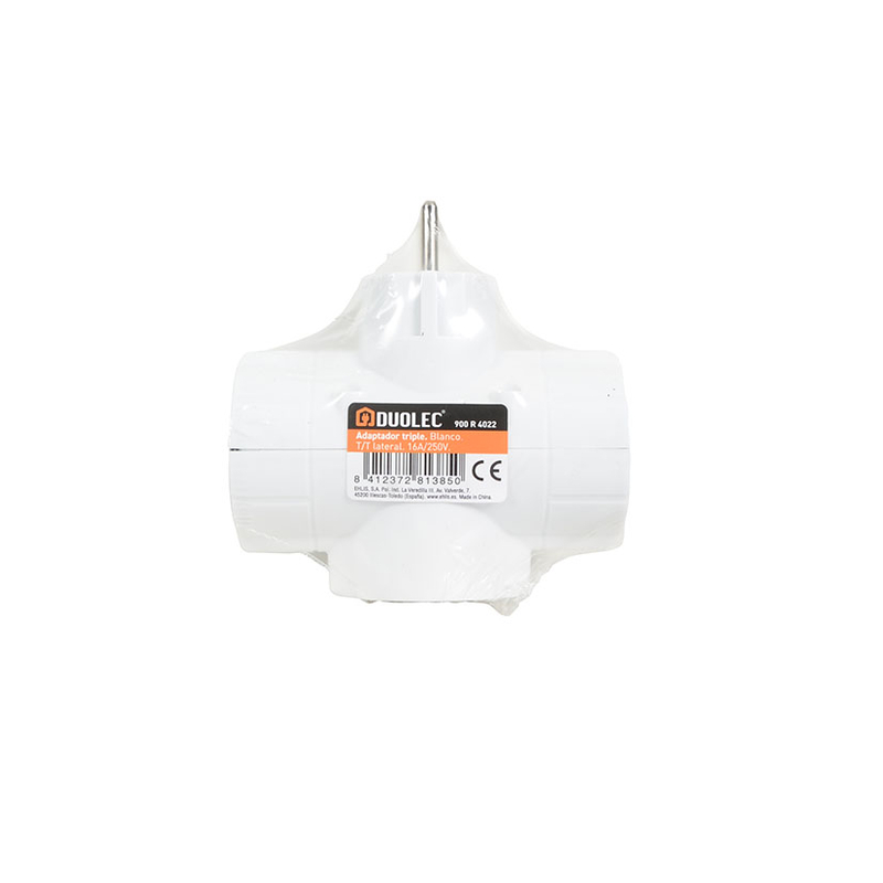 Ladrón adaptador DUOLEC triple reforzado