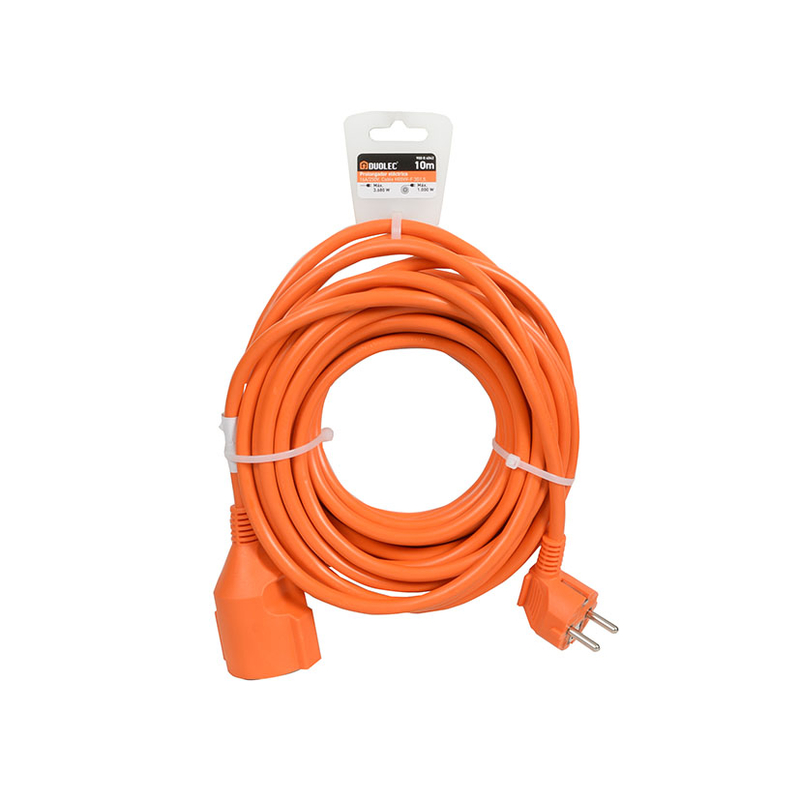 Prolongador eléctrico DUOLEC naranja schuko New