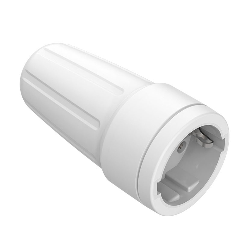 Base enchufe aérea goma DUOLEC T/T lateral