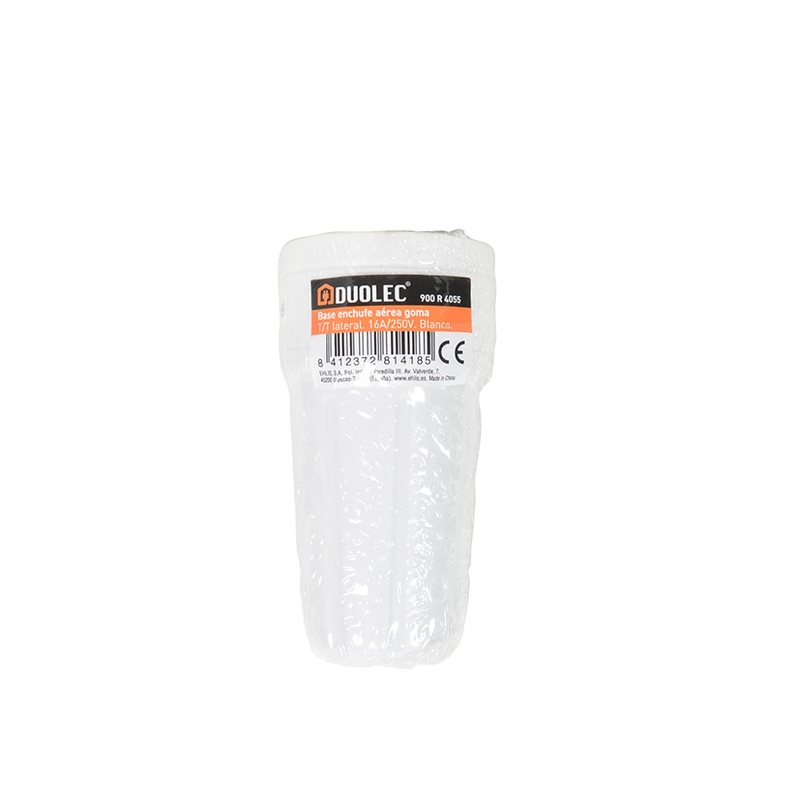 Base enchufe aérea goma DUOLEC T/T lateral