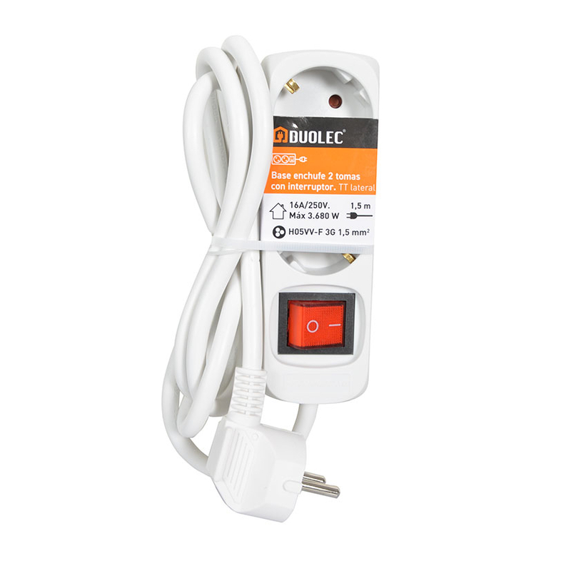 Base enchufe múltiple DUOLEC con USB A+C