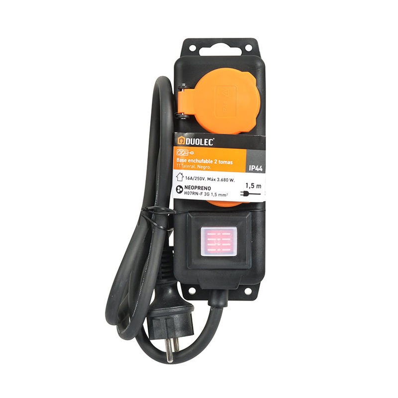 Base enchufe múltiple DUOLEC IP44