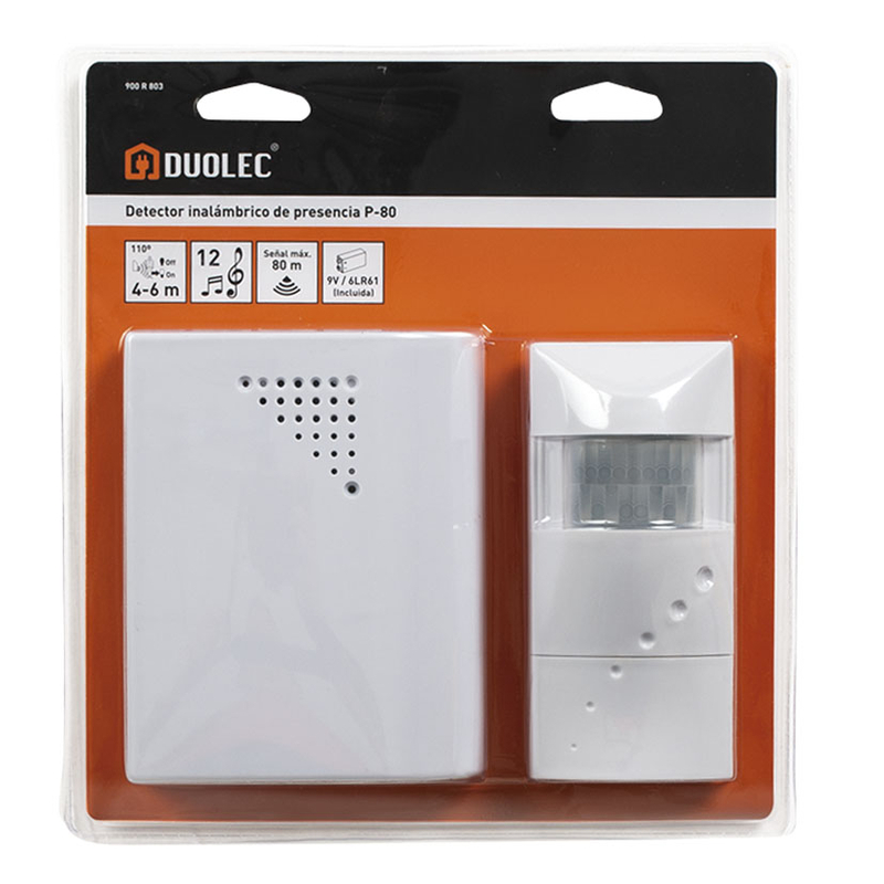 Timbre detector de presencia DUOLEC P-80