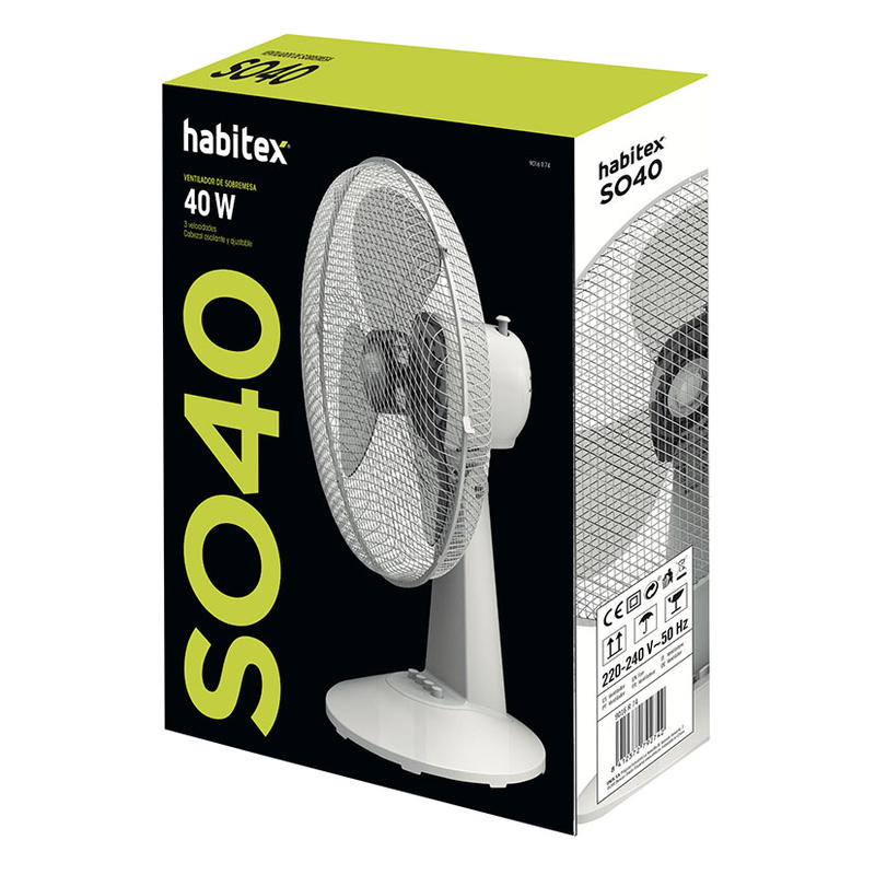 Ventilador de sobremesa HABITEX S040