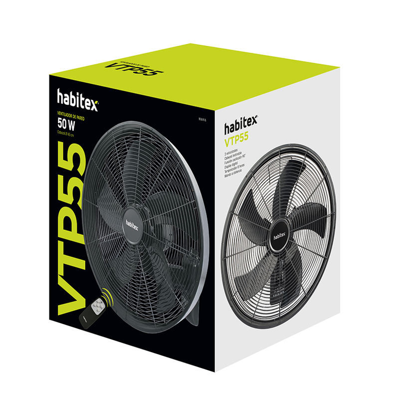 Ventilador pared HABITEX VTP-55