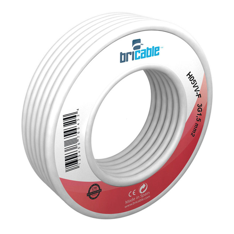 Cable eléctrico BRICABLE manguera redondo 3 x 1 mm