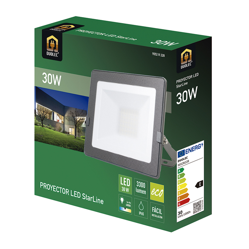 Foco proyector exterior LED DUOLEC Star Line 6500K 200W 22100 Lm