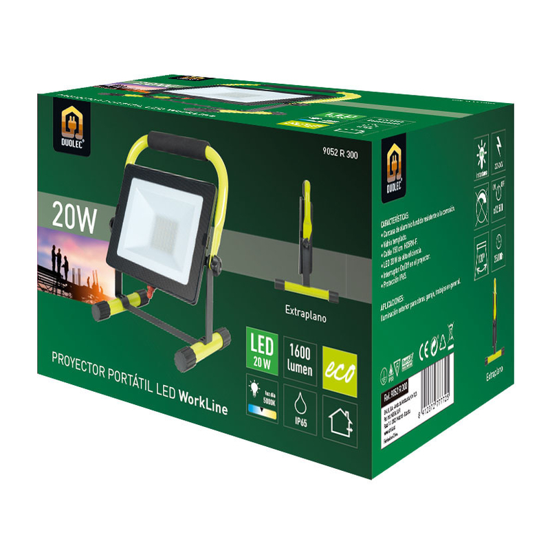 Foco proyector LED DUOLEC WorkLine 5000K 20W 1600 lm
