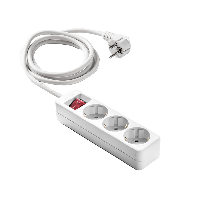 Base enchufe múltiple FAMATEL con cable e interruptor