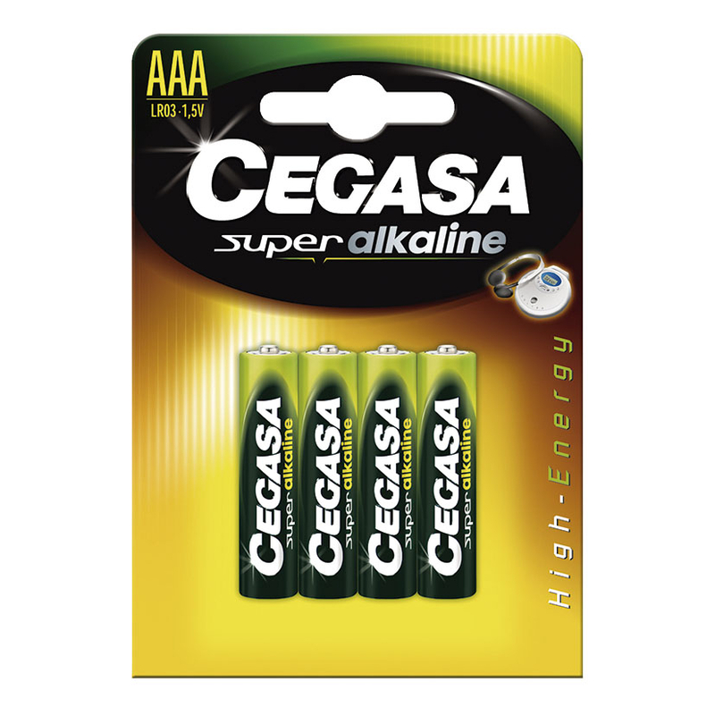 Pila alcalina CEGASA AAA (LR3) Super Alcaline. 72 unidades