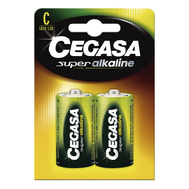 Pila alcalina CEGASA C (LR14) Super Alcaline. 24 unidades