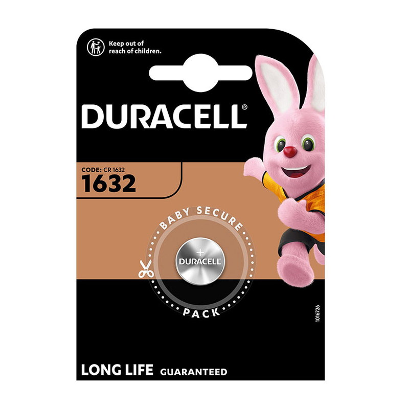Pila botón litio DURACELL DL 1632